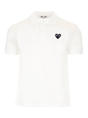 Comme des Garçons Play: Polos - Polo - Blanco