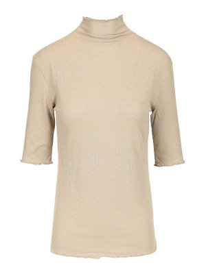 FILIPPA K: t-shirts - Ribbed Turtleneck T-Shirt