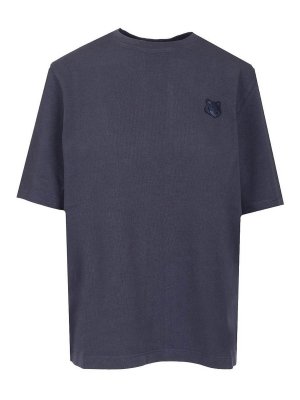 MAISON KITSUNÉ: Camisetas - Camiseta - Azul