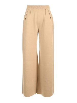 Max Mara: Trousers Shorts - Wide Wool Trousers