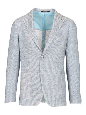 TAGLIATORE: Blazer - Blazer - Azul Claro