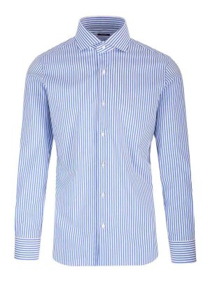 BARBA: Chemises - Chemise - Bleu Clair