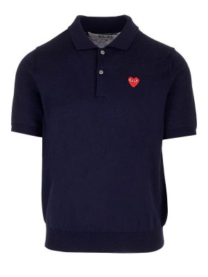 Comme des Garçons Play: Polos - Polo - Azul