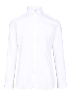 ZEGNA: shirts - Tailored Shirt In Stretch Cotton