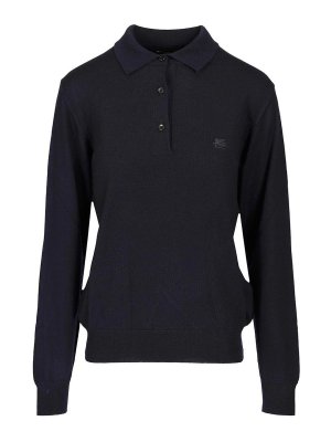 ETRO: polo shirts - Wool Polo Shirt