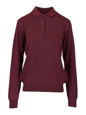 ETRO: Polos - Polo - Rojo Oscuro
