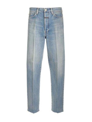 FEAR OF GOD: Bootcut - Bootcut Jeans - Hellblau
