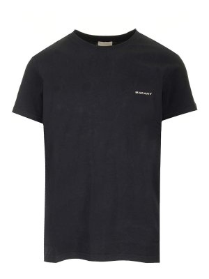 ISABEL MARANT: Tシャツ - Tシャツ - 黒