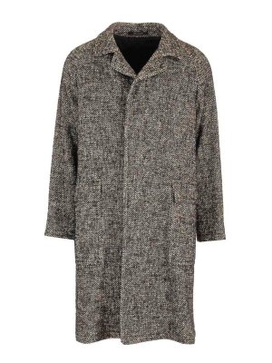 TAGLIATORE: short coats - Unlined Tweed Coat