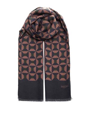 BARBA: scarves - Wool And Cashmere Scarf