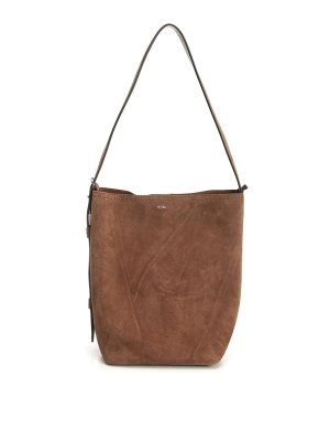 Max Mara: クロスボディバッグ - クロスボディバッグ - ブラウン