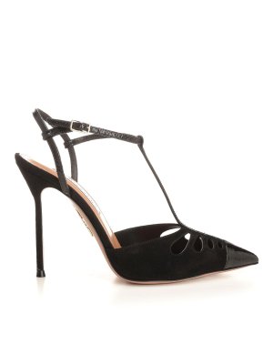 Aquazzura: court shoes - Camille Suede Pump