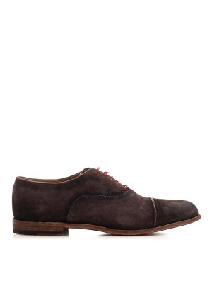 CORVARI: classic shoes - Derby Shoe In Suede