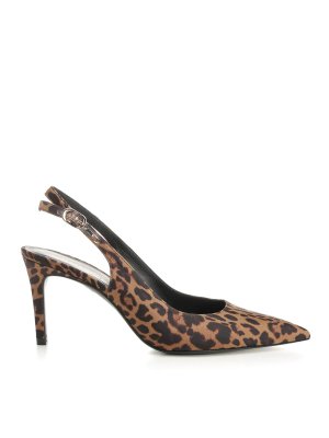 Stuart Weitzman: court shoes - Leopard Print Slingbacks