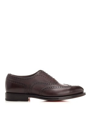 SANTONI: Chaussures à lacets - Chaussures À Lacets - Marron