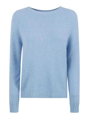 WEEKEND MAX MARA: Escotes barcos - Suéter Con Escote Barco - Ghiacci