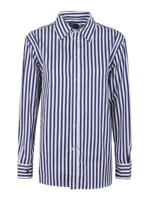 POLO RALPH LAUREN: シャツ - シャツ - ダークブルー