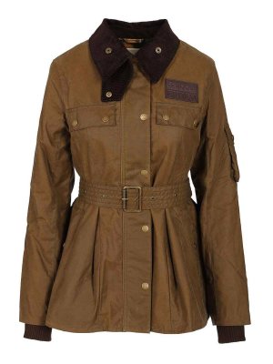 BARBOUR: casual jackets - X Erdem Constance Waxed Jacket