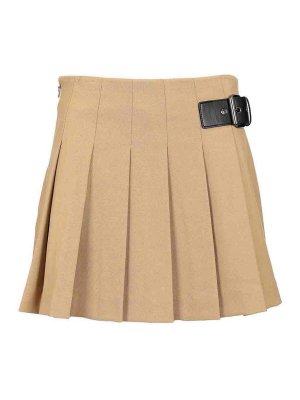 Brunello Cucinelli Belt Skirt - Beige - Women | ML138G3753C2910
