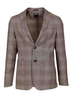 ZEGNA: casual jackets - Linen And Wool Jacket