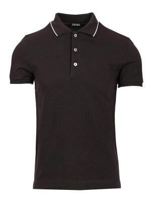 ZEGNA: T-shirts - T-Shirt - Schwarz