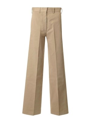 FORTE FORTE: Tailored & Formal trousers - Soft Cotton Twill Trousers
