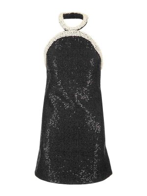 Self Portrait: abiti corti - Mini abito abbellito Boucl