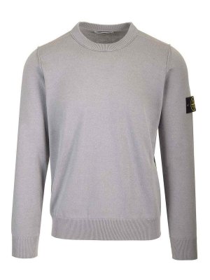 STONE ISLAND: クルーネック - クルーネック - グレー