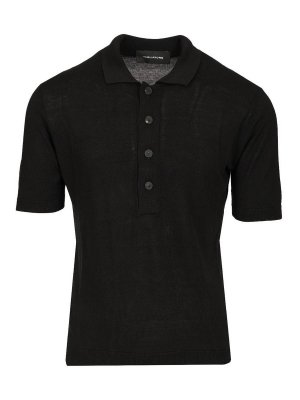 TAGLIATORE: polo shirts - Silk And Viscose Polo