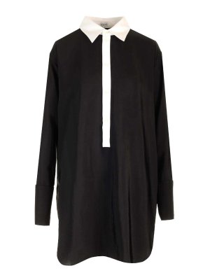 LOEWE: short dresses - Viscose Blend Shirt Dress