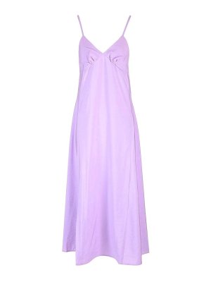 MAISON KITSUNÉ: maxi dresses - Lilac Maxi Dress