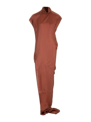 RICK OWENS: Vestidos largos - Vestido Largo - Marrón
