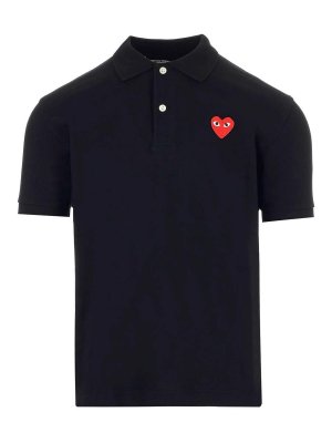 Comme des Garçons Play: shirts - Half-Sleeved Polo