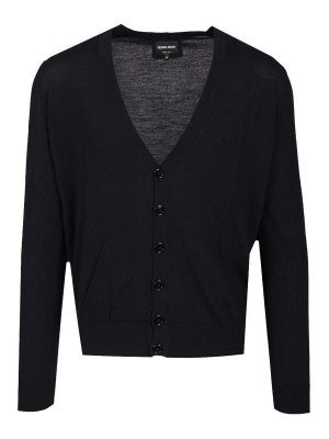GIORGIO ARMANI: cardigans - Wool Cardigan