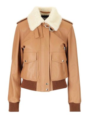 LOEWE: casual jackets - Nappa Aviator Jacket