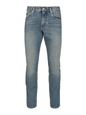 DOLCE & GABBANA: Jeans boot-cut - Jeans Boot-Cut - Azul
