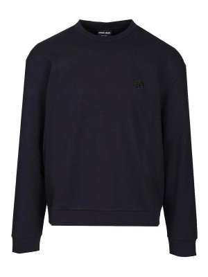GIORGIO ARMANI: Sweatshirts & Sweaters - Cotton Cashmere Sweatshirt