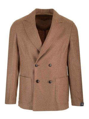 BARBA: casual jackets - Easy Double Breasted Jacket