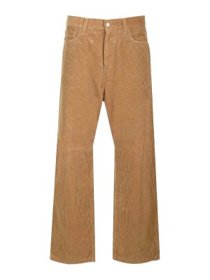 CARHARTT: casual trousers - Landon Pant  Corduroy Peanut Rinsed