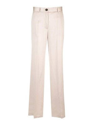 FORTE FORTE: Tailored & Formal trousers - Silk Satin Trousers