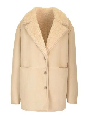 LOULOU STUDIO: cappotti corti - Cappotto di shearling