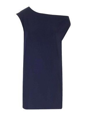 Norma Kamali: short dresses - Mini Dress With Dropped Shoulder