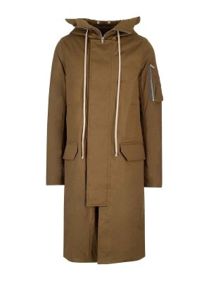 RICK OWENS: parkas - Porterville Megaparka