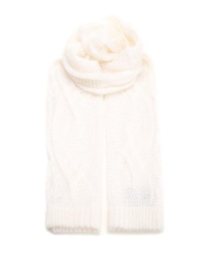 FORTE FORTE: スカーフ - スカーフ - 白