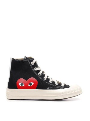 Comme des Garçons Play: スニーカー - スニーカー - 黒