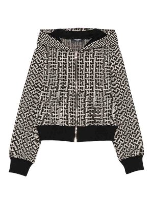 Balmain: Sweatshirts und Pullover - Sweatshirt - Beige