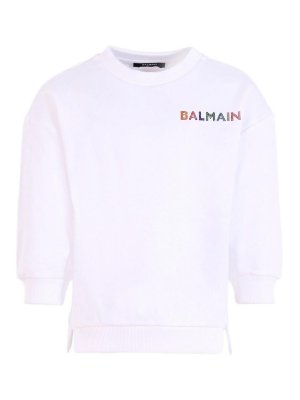 Balmain: スウェット＆セーター - スウェットシャツ/セーター - 白