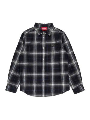 DIESEL: shirts - Checked Cotton Shirt