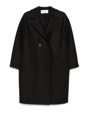 HARRIS WHARF LONDON: short coats - Double-Breasted Wool Coat