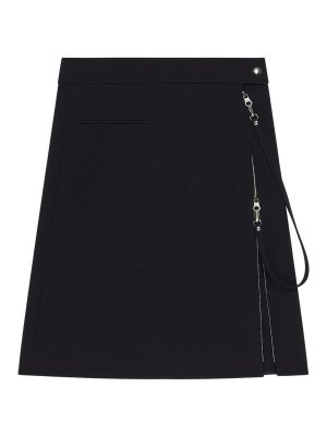 Courreges: Jupes midi et au genou - Jupe Midi - Noir